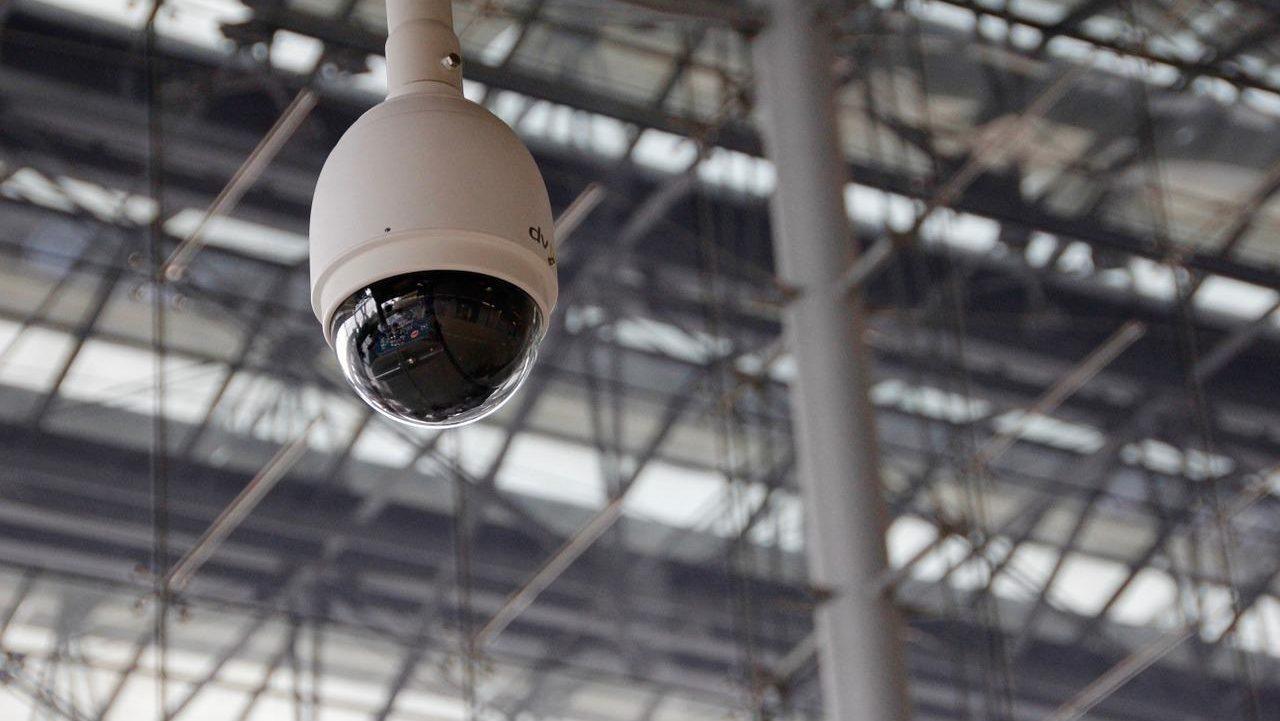 Security Camera in business setting