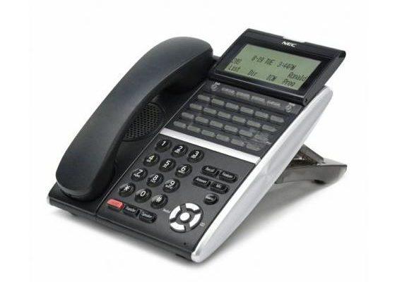 How to change the time on your NEC Phone system. NEC DT400 pictured.
