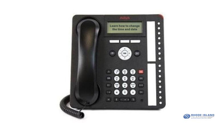 How to Change the Time on Avaya Phone