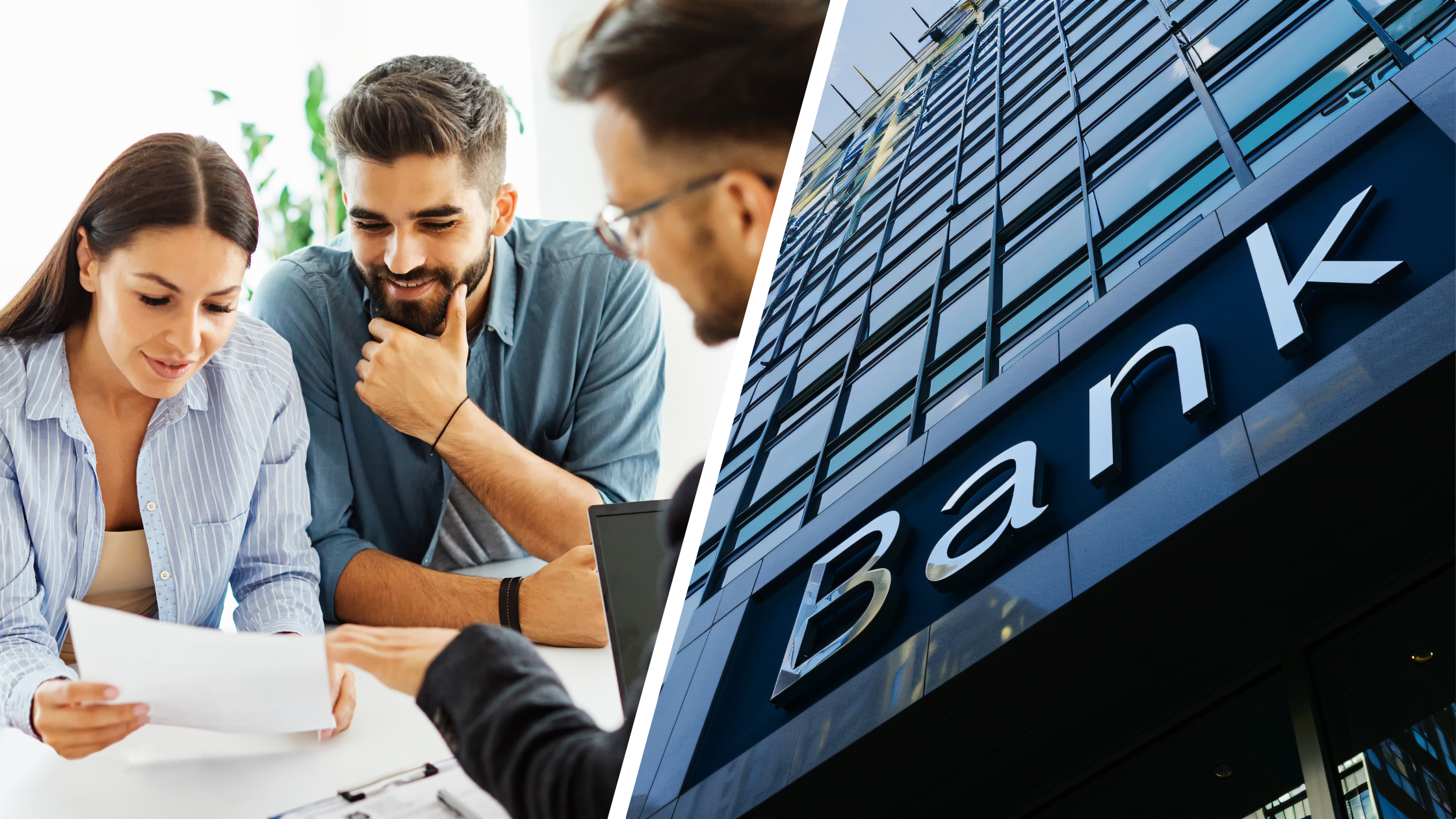 Advisor helping a couple open a new account, highlighting how financial institutions like banks and credit unions serve communities and respond to account holders' needs.