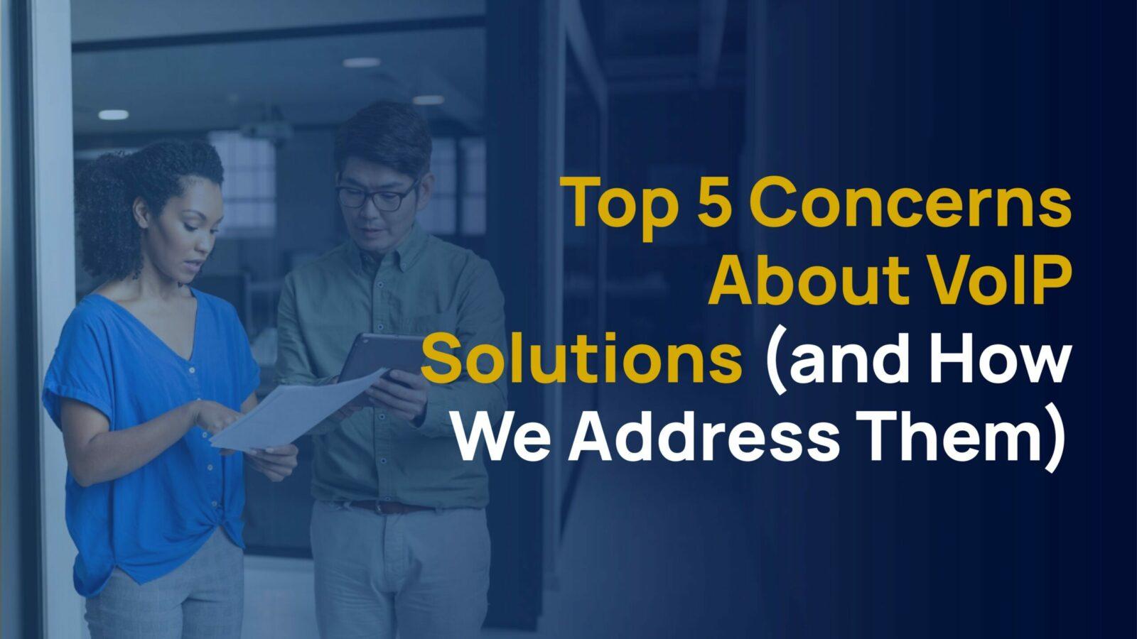 A person reviewing VoIP providers on a clipboard with all kinds of questions about VoIP phone features, cost savings, and more.